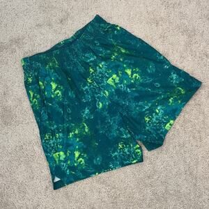 DSG Galaxy Print Running Athletic Shorts 7" Inseam Men's M